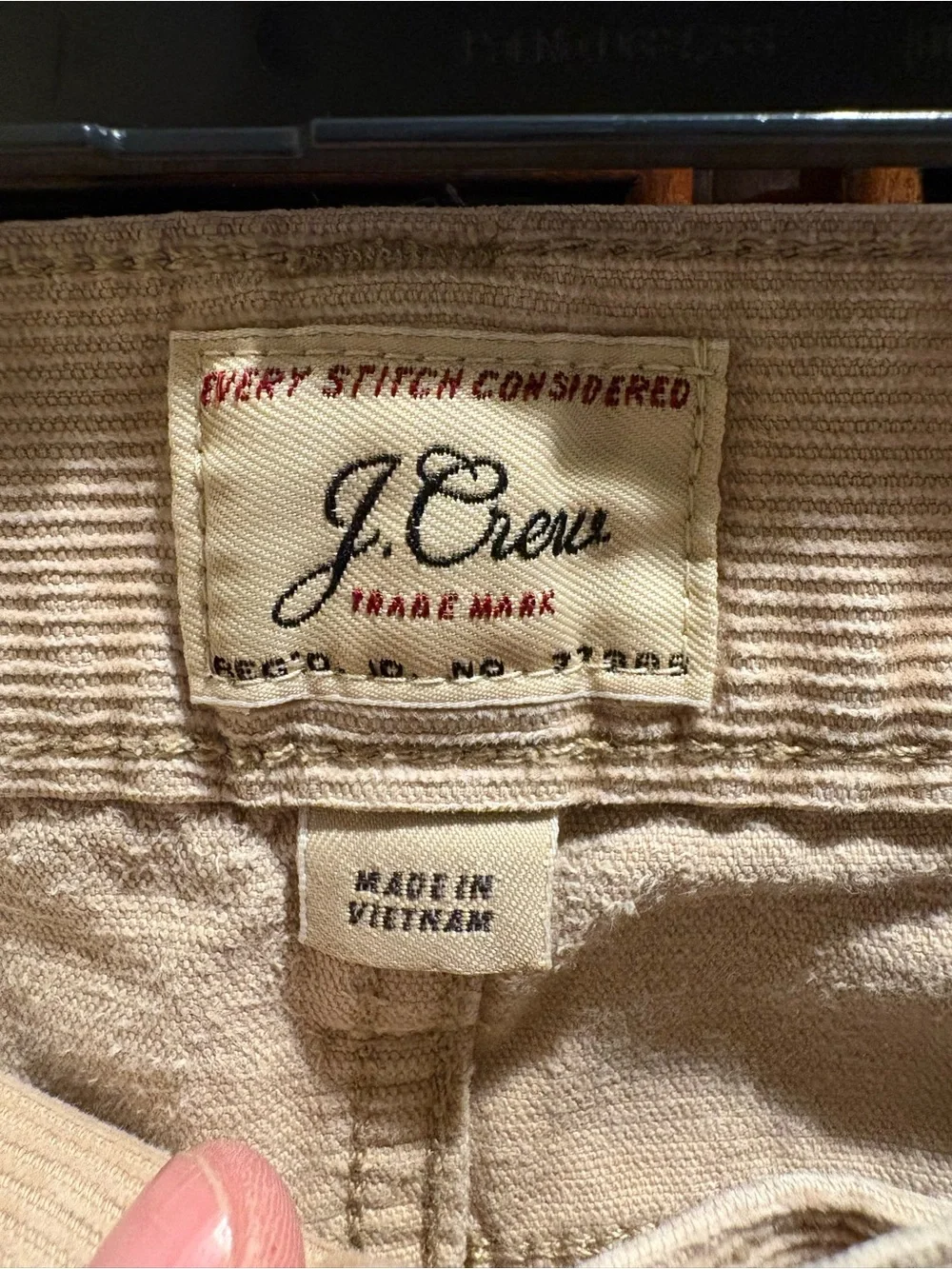 J.Crew Style 484 Corduroy Pants Beige Men’s - 31 x 30